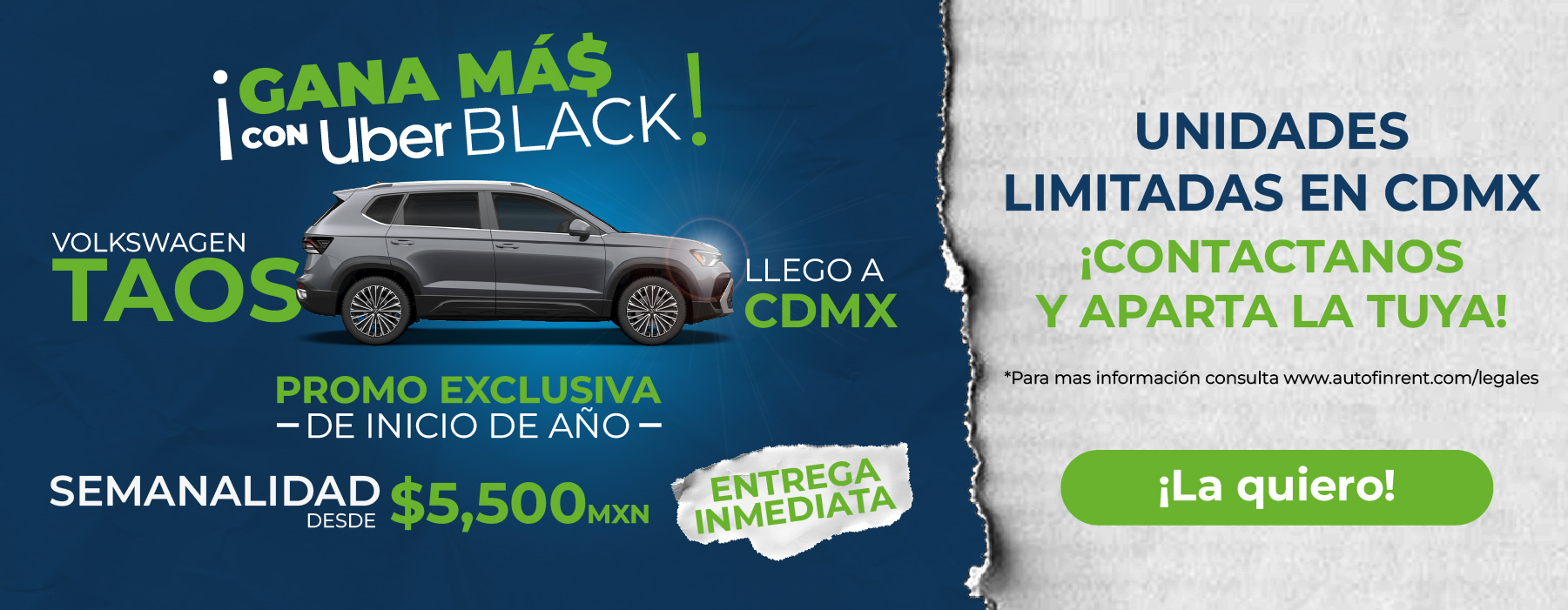 Cotiza VOLKSWAGEN Taos Transmisión Automática